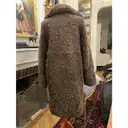 Buy Yves Salomon Mongolian lamb coat online