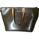 Khaki Patent leather Handbag Louis Vuitton