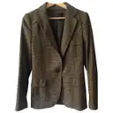 Khaki Wool Jacket Zara