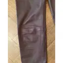 Leather leggings Balenciaga