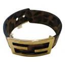 Leather bracelet Fendi