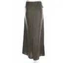 Buy Valentino Garavani Linen maxi skirt online - Vintage