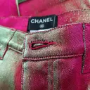 Cloth slim pants Chanel