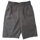 Metallic Cotton Shorts Alexander Wang