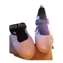 Buy Miu Miu Glitter trainers online
