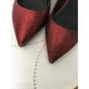 Leather heels Maje