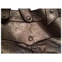 Patrizia Pepe Metallic Leather Handbag for sale