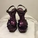 Buy Yves Saint Laurent Tribute patent leather sandal online