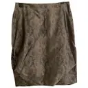 Silk mid-length skirt Giorgio Armani