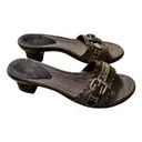 Cloth sandals Fendi