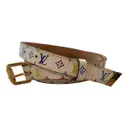 Initiales cloth belt Louis Vuitton - Vintage