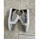 Louis junior spike cloth low trainers Christian Louboutin