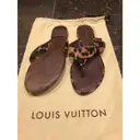 Cloth flip flops Louis Vuitton