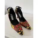Cloth heels Manolo Blahnik - Vintage