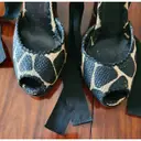 Cloth sandals Moschino