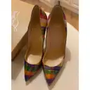 Buy Christian Louboutin Pigalle cloth heels online - Vintage