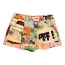Multicolour Cotton Shorts Moschino Cheap And Chic
