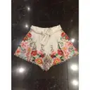 Buy Zimmermann Multicolour Cotton Shorts online