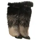 Faux fur boots Emilio Pucci
