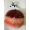 Pompon fox bag charm Fendi