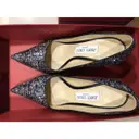 Jimmy Choo Romy glitter heels for sale