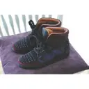 Sandro Albatorock leather trainers for sale
