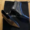 Leather ankle boots Anine Bing
