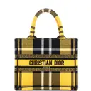 Book Tote leather handbag Christian Dior