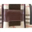Leather travel bag Burberry - Vintage