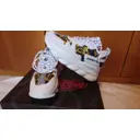 Chain Reaction leather trainers Versace