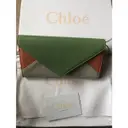 Leather wallet Chloé