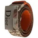 Leather belt Christian Dior