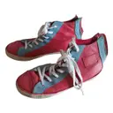 Leather high trainers Comme Des Garcons