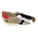 Leather trainers D.A.T.E