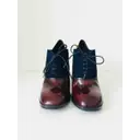 Buy Jil Sander Leather lace up boots online