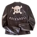 Buy John Richmond Leather biker jacket online
