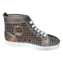 Lou Spikes leather trainers Christian Louboutin