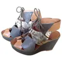 Multicolour Leather Sandals Maloles