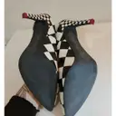 Leather heels Moschino Love