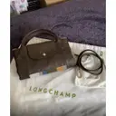 Pliage leather travel bag Longchamp