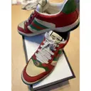 Screener leather low trainers Gucci