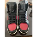 Saint Laurent SL/100H leather high trainers for sale