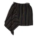 Linen mid-length skirt Dkny