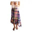 Buy Polo Ralph Lauren Linen mid-length skirt online