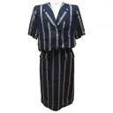 Linen mid-length dress Valentino Garavani - Vintage