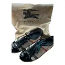 Patent leather trainers Burberry