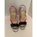Patent leather sandals Christian Louboutin - Vintage