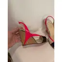 Patent leather sandals Christian Louboutin - Vintage