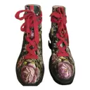 Sylvie lace up boots Gucci