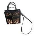 Uptown pony-style calfskin handbag Saint Laurent